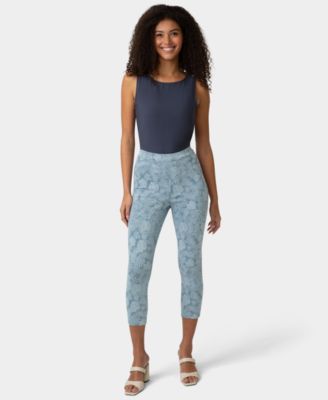 Women's Ultra Soft Denim High-Waist Capri Sleepwear Pant