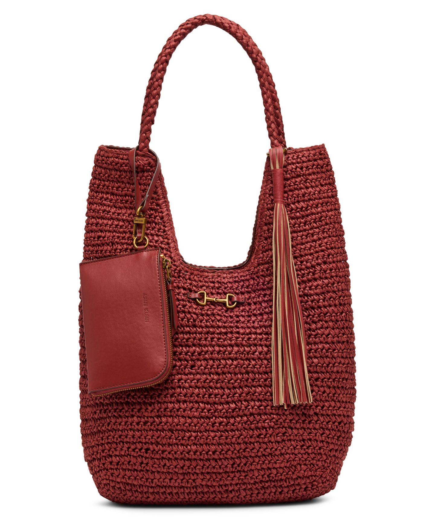 Женская сумка Anne Klein Tapered North South Small, цвет: Тёмно-коричневый — фото 3