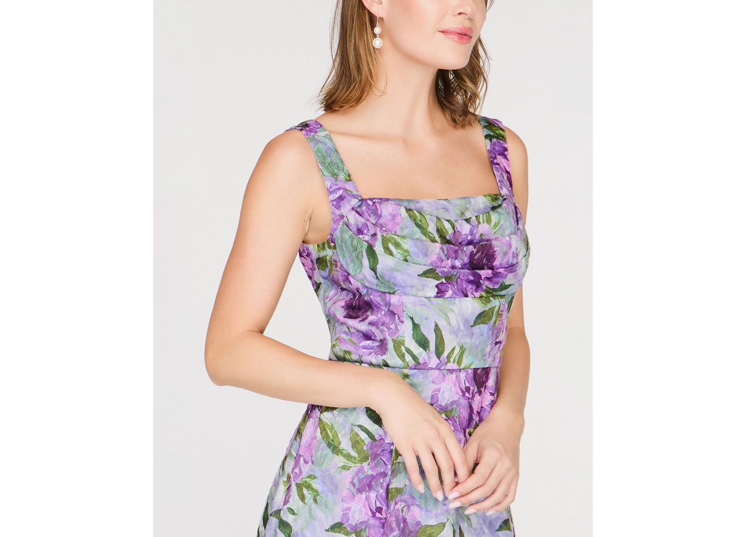 Women's Jordana Square Neck A-Line Gown