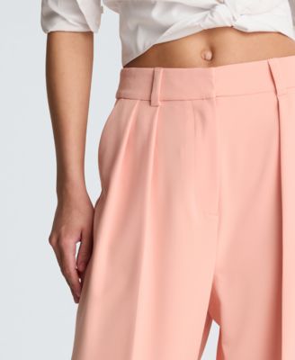 Women's Fly-Front Double Pleated Pants