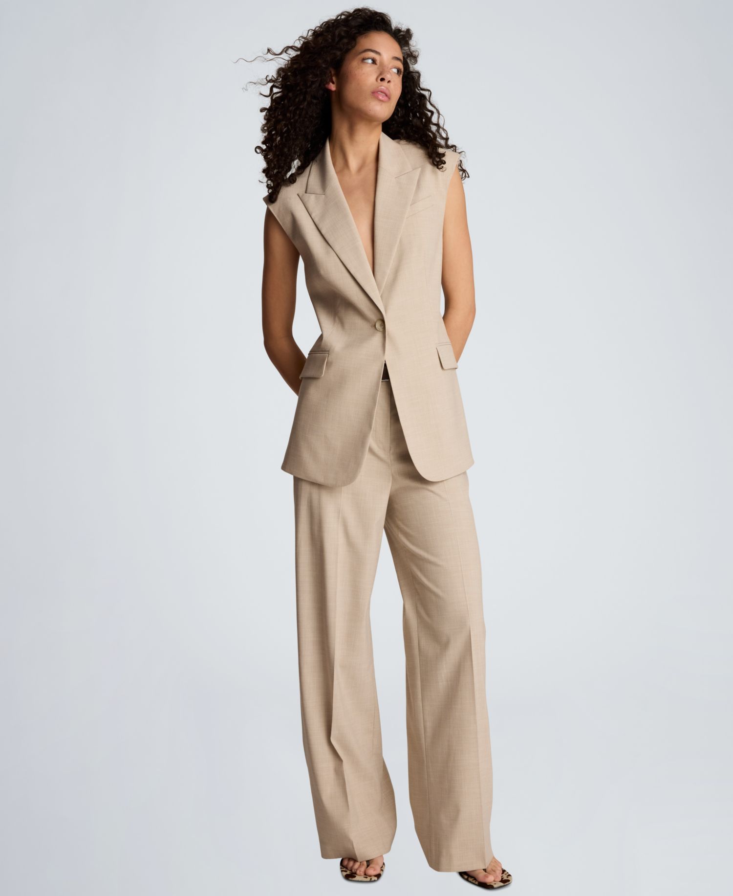 Women's Open Back Strap Vest
