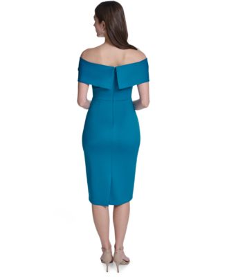 Women's Off-The-Shoulder Midi Dress