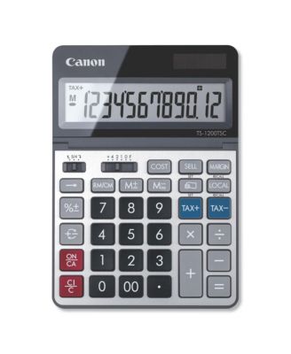 2468C001 12-Digit LCD TS-1200TSC Desktop Calculator