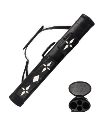 Oval Deluxe Hard Billiard Pool Cue Stick Carrying Case, Billiard Cue Case.