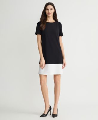 Women's Puff-Sleeve Sheath Dress