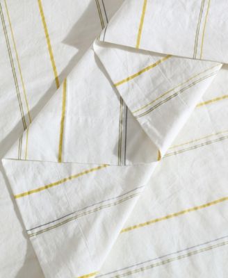 Printed Washed 200-Thread Count Cotton Percale 4-Pc. Sheet Set, Queen