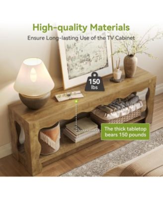 TV Stand for 65 Inch TV, Wooden Entertainment Center, Farmhouse TV Media Console Table