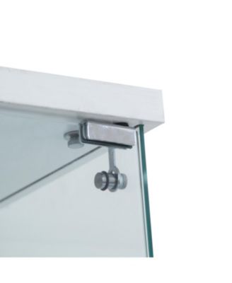 Glass Display Cabinet, Extra Large, 4 Shelves