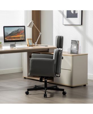 Criss Cross Chair with Adjustable Armrests, Wheels & Headrest