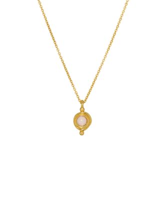 Ottoman Hands Birthstone Pendant Necklace - October 163$