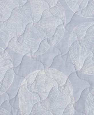 Ocean Island Cotton Reversible 3-Pc. Quilt Set, Full/Queen