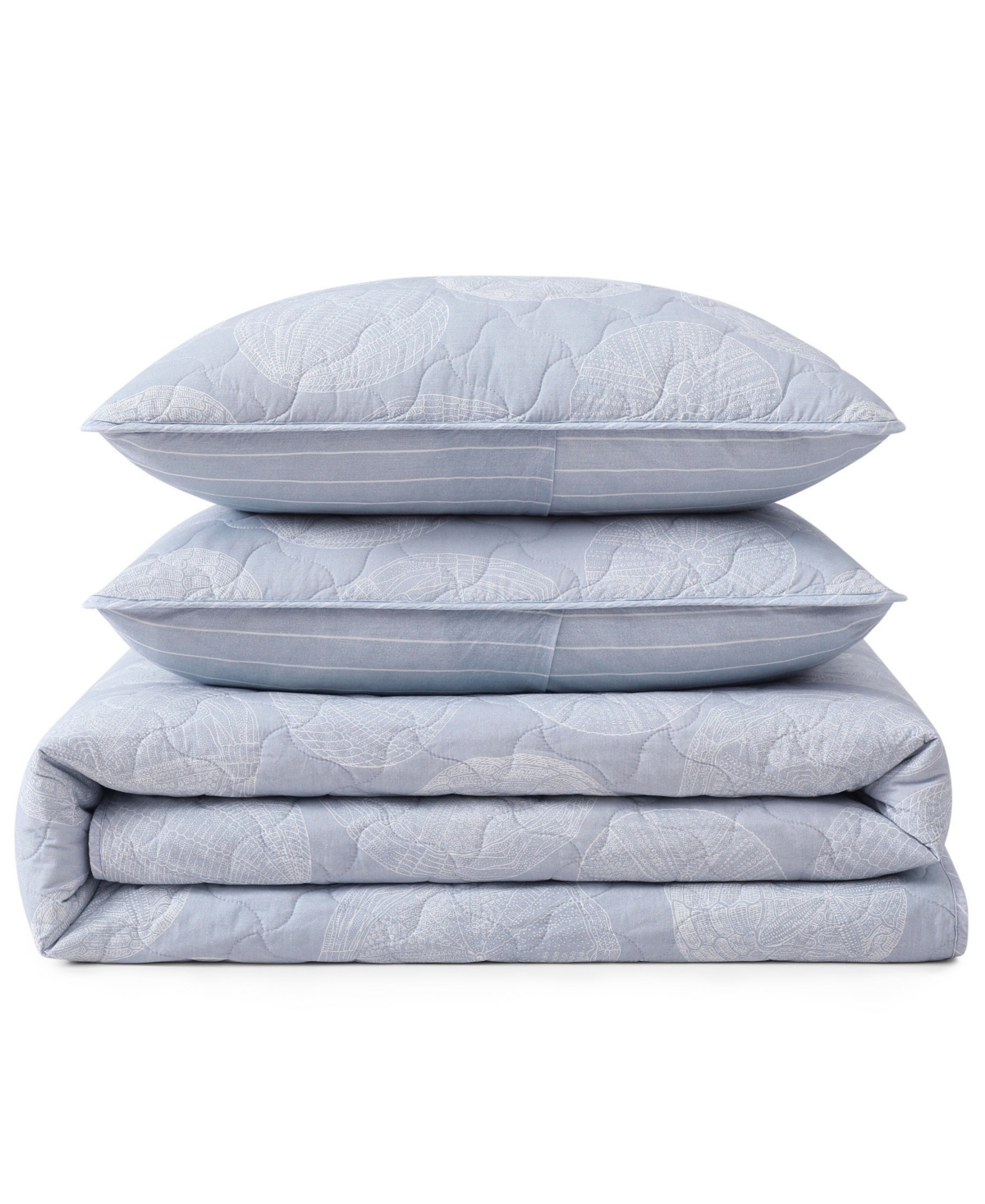 Tommy Bahama Home Ocean Island Cotton Reversible 3-Pc. Quilt Set