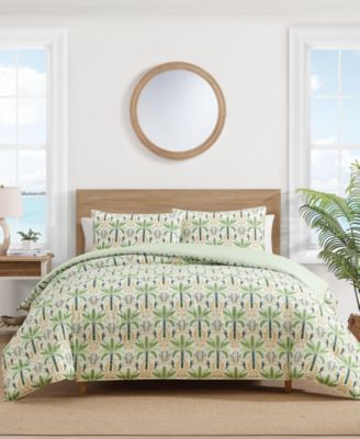Mystic Palms Cotton 3-Pc. Comforter Set, Full/Queen