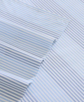 Bahama Weekend 200-Thread Count Stripe Cotton Percale 4-Pc. Sheet Set, California King