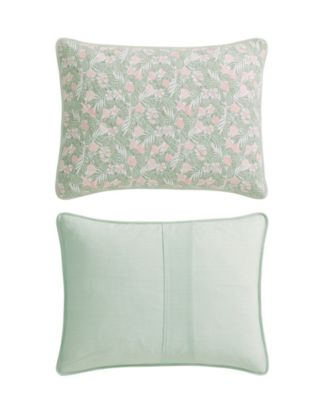 Pineapple Bloom Cotton Reversible 3-Pc. Quilt Set, King