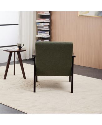 Medieval-Inspired Armchair, Solid Wood Legs