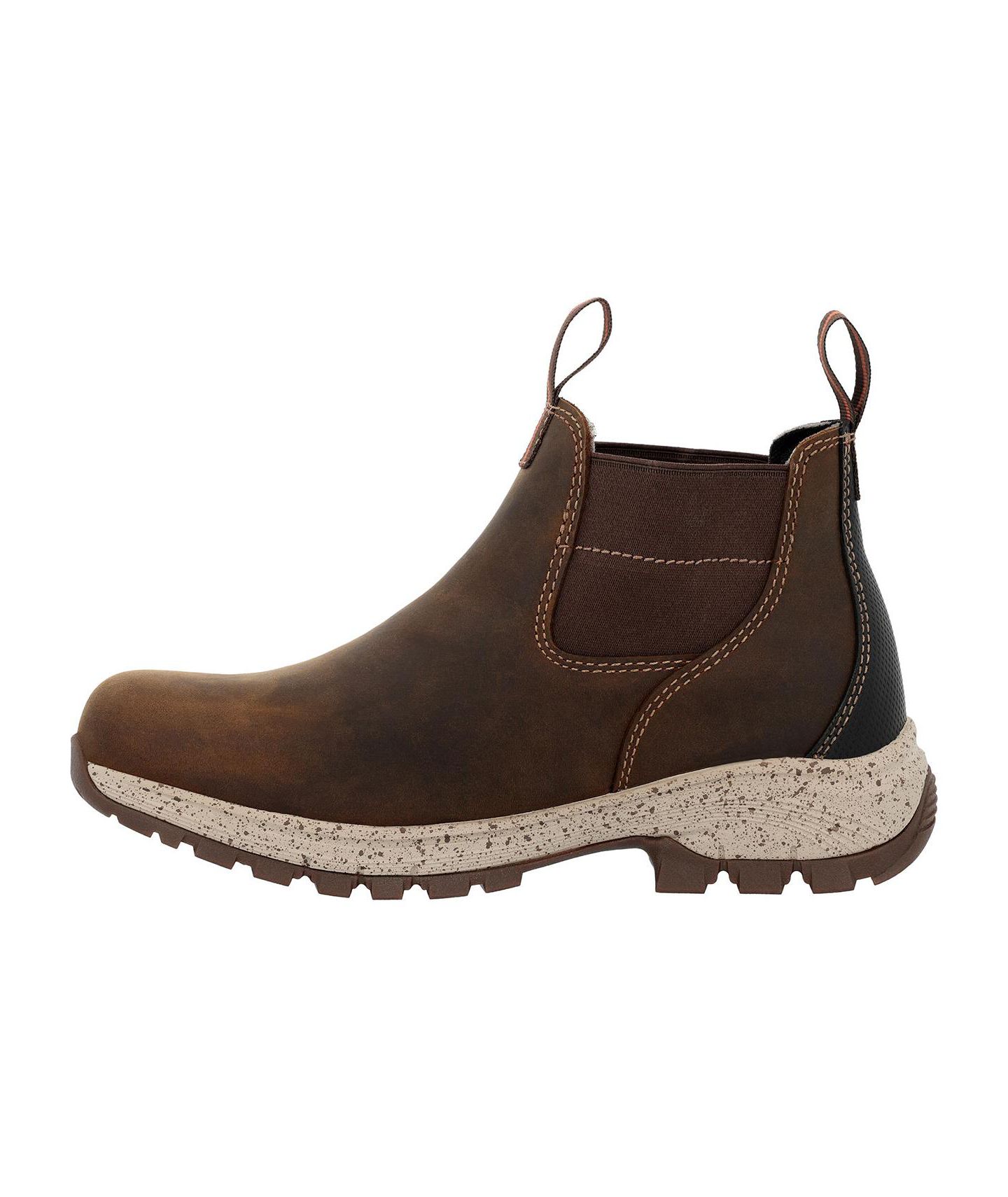 Женские ботинки GEORGIA BOOT Waterproof Alloy Toe Chelsea Work Boot, цвет: Коричневый — фото 7