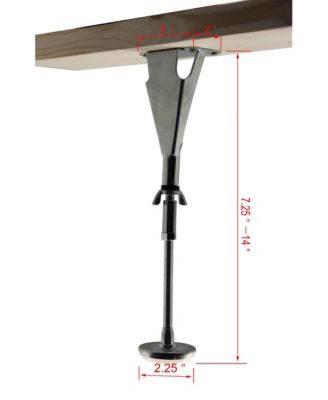 Set 2 Of Adjustable Bedframe Support legs