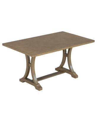 Farmhouse Dining Table Set - 6-Piece