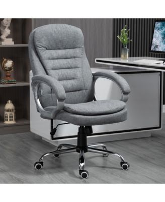 High Back Home Office Executive Chair with Adjustable Height and Thick Padding
