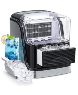 Countertop Ice Maker, 33 lbs/Day, 6-Min Cycle, Scoop and Basket
