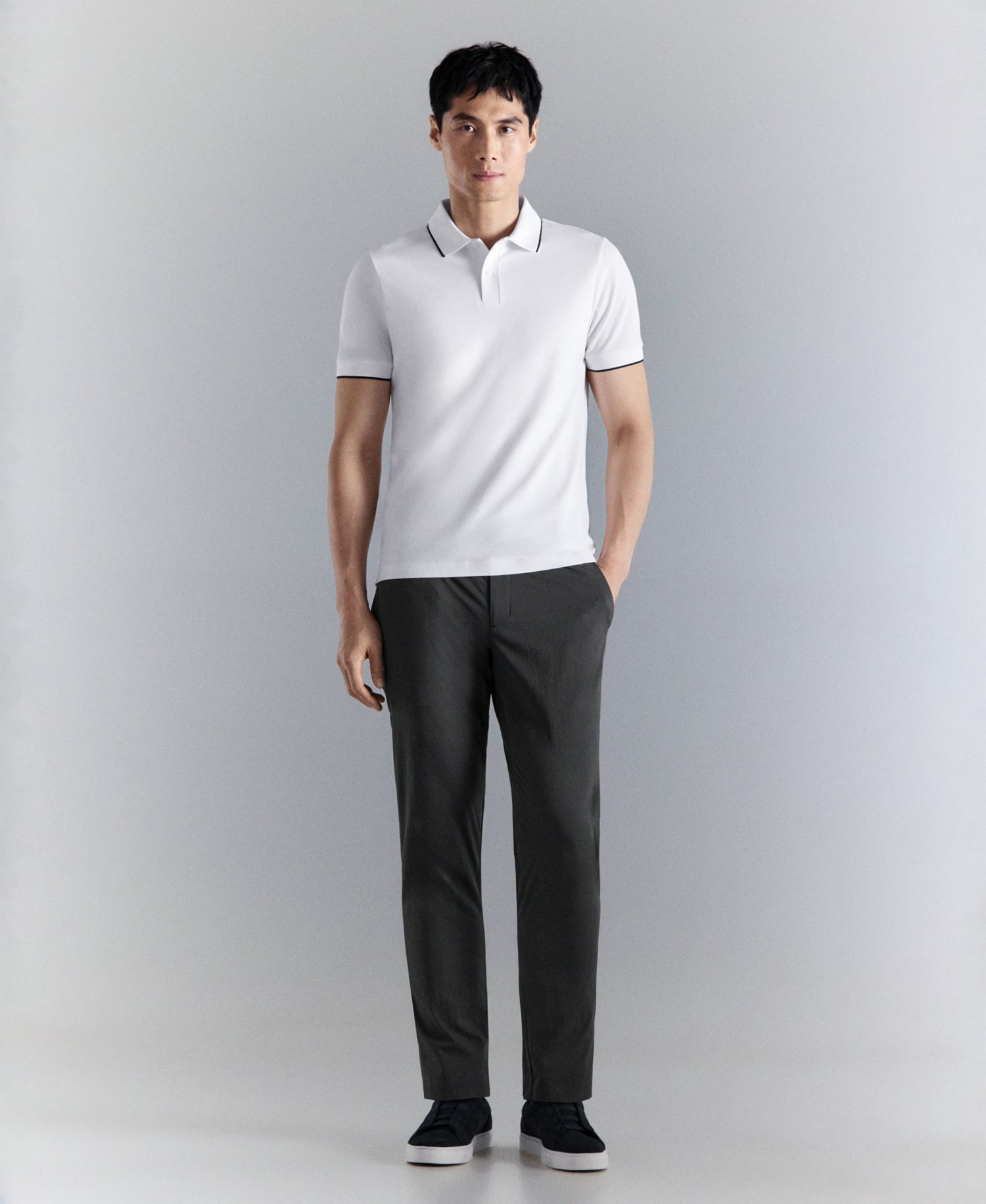 Men's Comfort Stretch Pique Polo Shirt