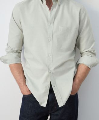 Men's Cotton Regular-Fit Oxford Shirt