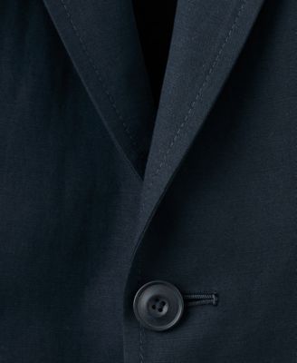 Men's Linen-Lyocell Blend Slim-Fit Suit Blazer