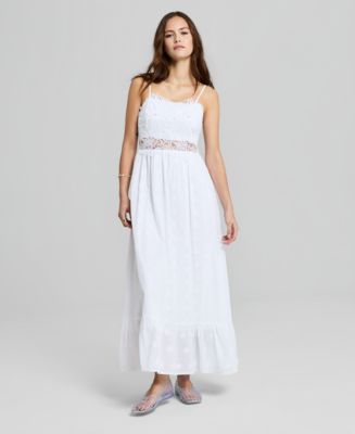 lace tank maxi dress AFRM Jennan Ruched Floral Lace Tank Maxi Dress