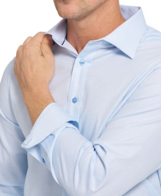 Men's Newbury Text Modern-Fit Dress Shirt