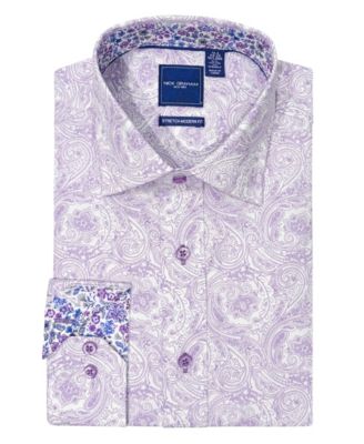 Men's Fenway Paisley Spread Collar Dress Shirt