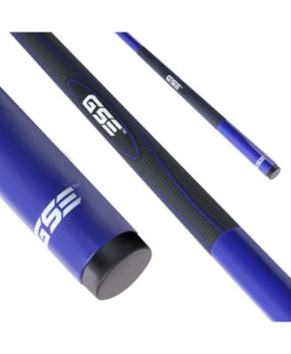 58" 2-Piece Slick Fiberglass Graphite Composite Billiard Pool Cue Stick for Men/Women