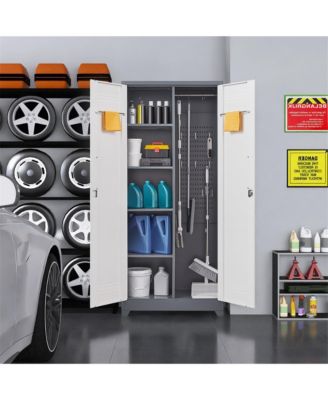 Metal Cleaning Tool Cabinets With Locking Doors