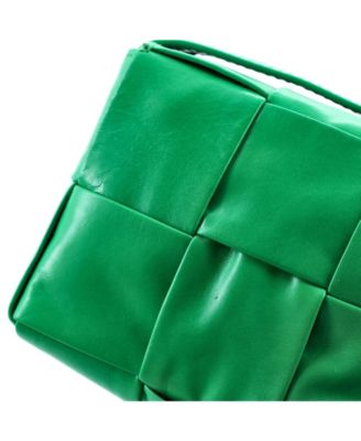 Candy Cassette Crossbody Bag Maxi Intrecciato Leather