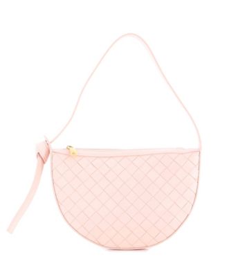 Mini Sunrise Shoulder Bag Intrecciato Leather