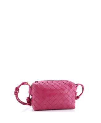 Mini Loop Crossbody Bag Intrecciato Nappa
