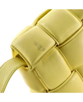 Cassette Crossbody Bag Padded Maxi Intrecciato Leather