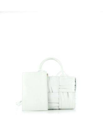 Mini Arco Tote Maxi Intrecciato Plisse Leather