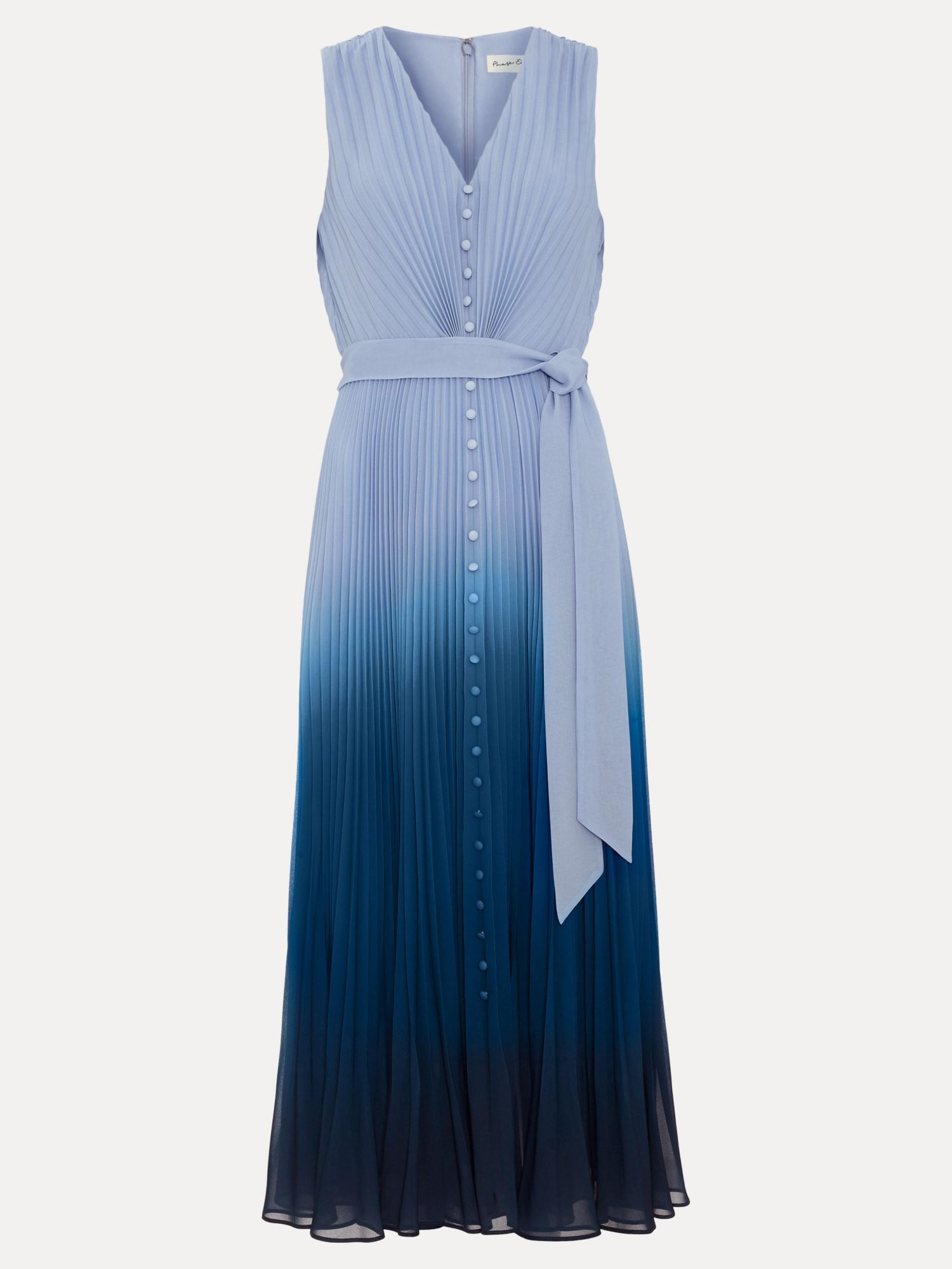 Women's Mira Pleated V-Neck Midi Dress