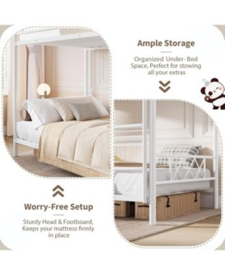 Queen Velvet Upholstered Bed Frame with Headboard, Platform Bed with Wood Slats Support, No Box Spring, Noise Free