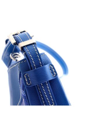 Hirondelle Shoulder Bag Coated Canvas and Leather