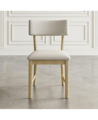Beck Contemporary Upholstered Split Back Dining Chair (Set of 2)