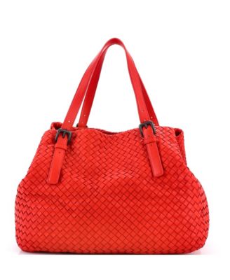 Large A-Shape Tote Intrecciato Nappa