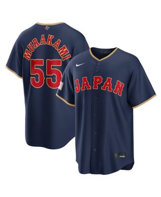Men's Munetaka Murakami Navy Japan Baseball 2026 World Baseball Classic Road Stadium Jersey