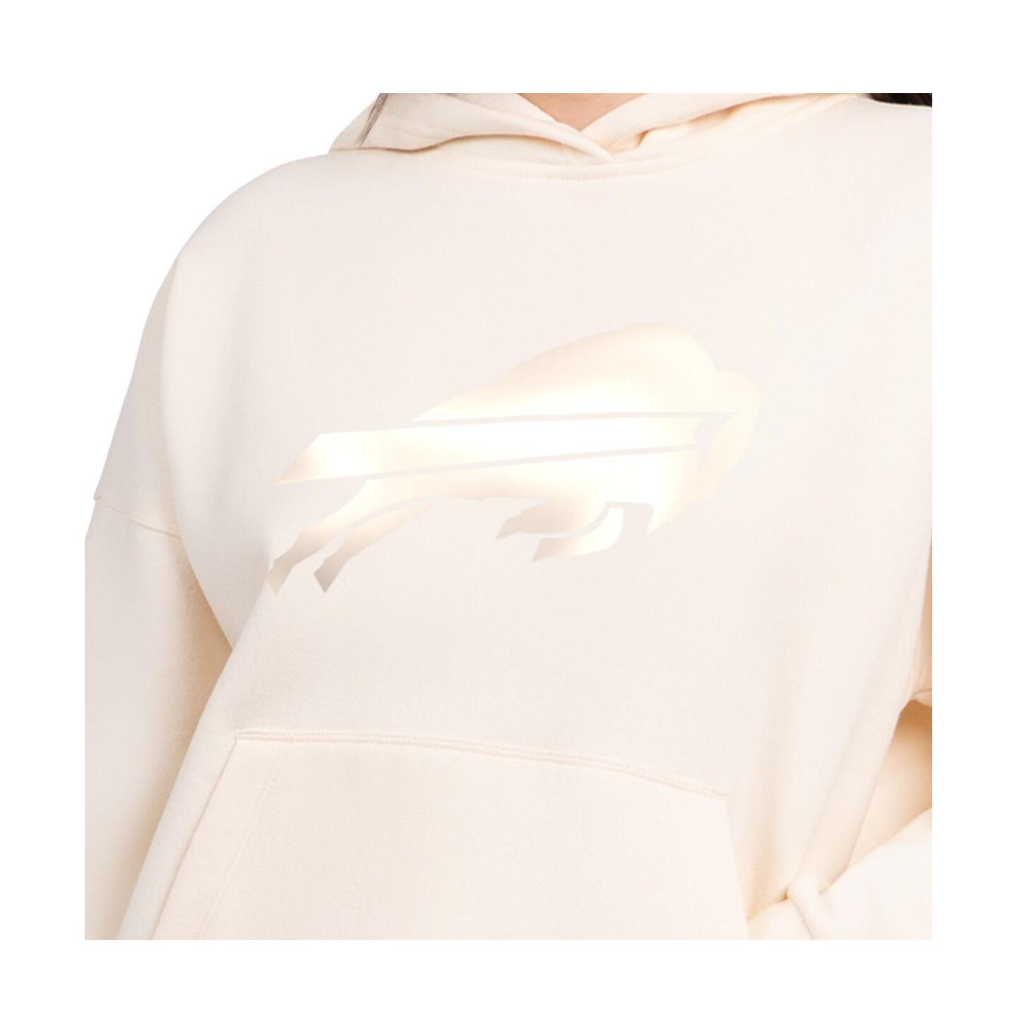 Женское худи Starter Cream Buffalo Bills Pastel Relaxed Travel — фото 3