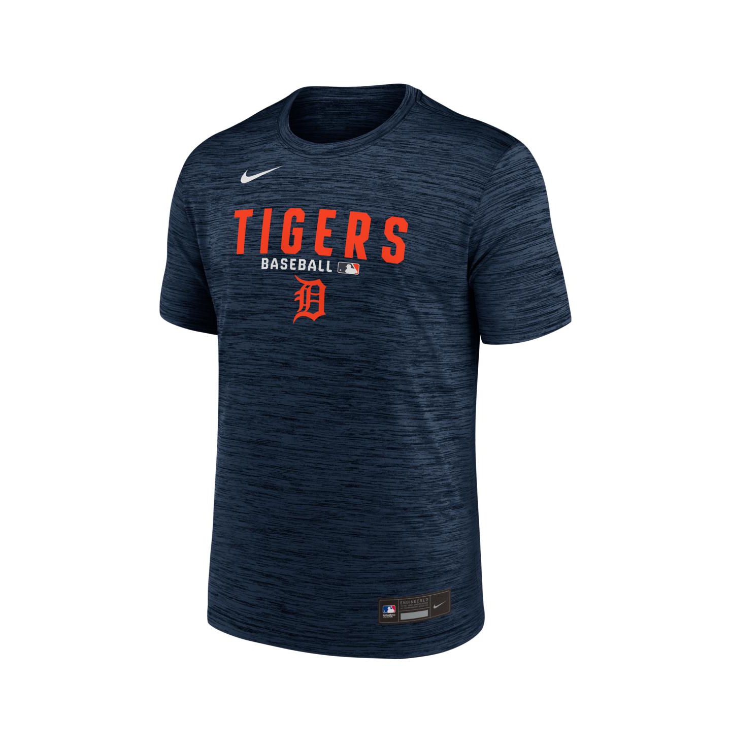 Мужская футболка Nike Navy Detroit Tigers Authentic Collection Velocity Dri-FIT — фото 4