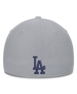 Men's Gray Los Angeles Dodgers Primetime Rise Dri-FIT Flex Hat