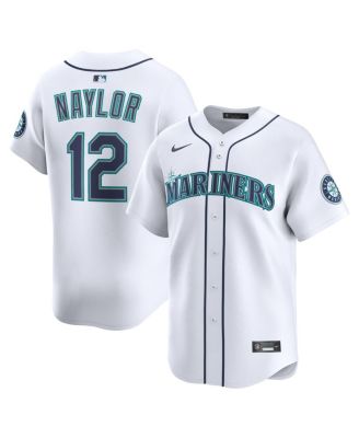 Men's Josh Naylor White Seattle Mariners Home Limited Jersey