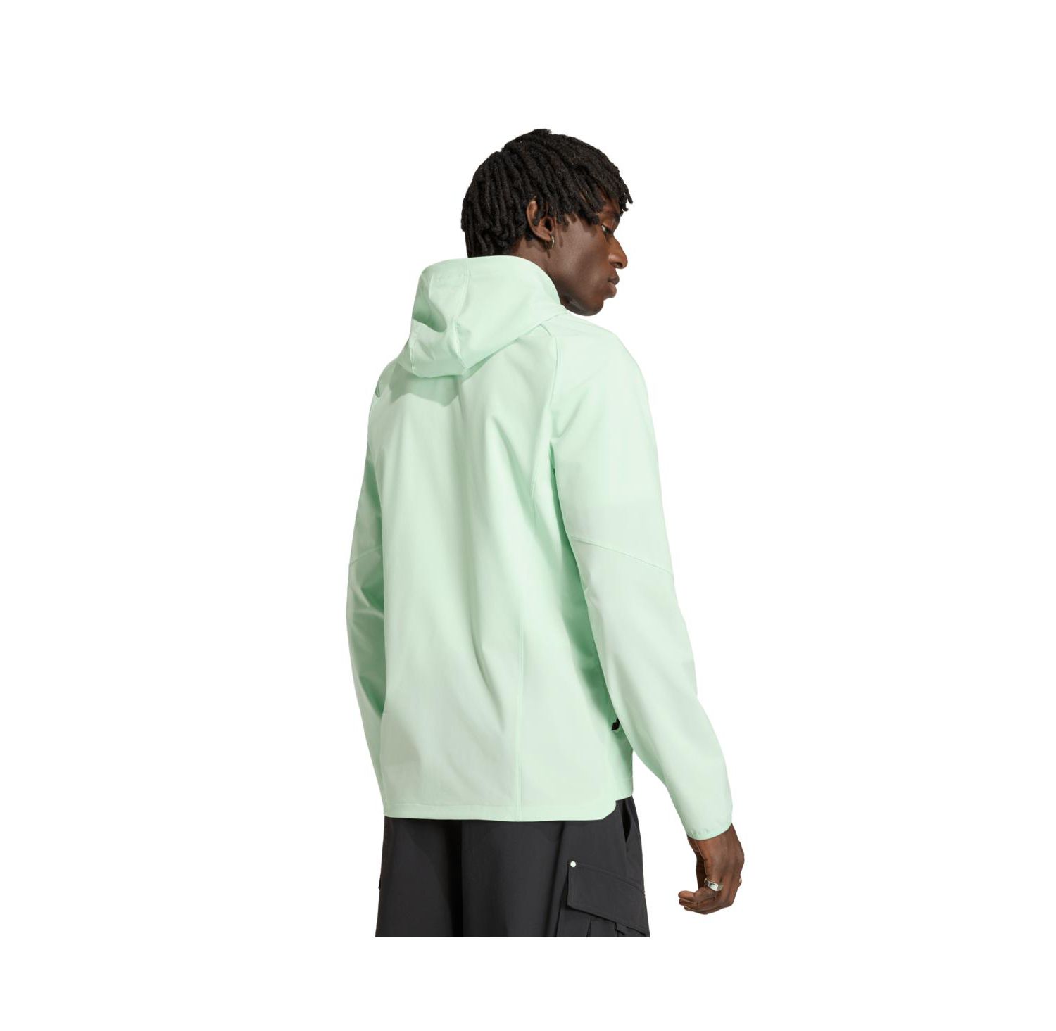 Men's Green Austin FC Tiro Travel Full-Zip Hooded Windbreaker Jacket