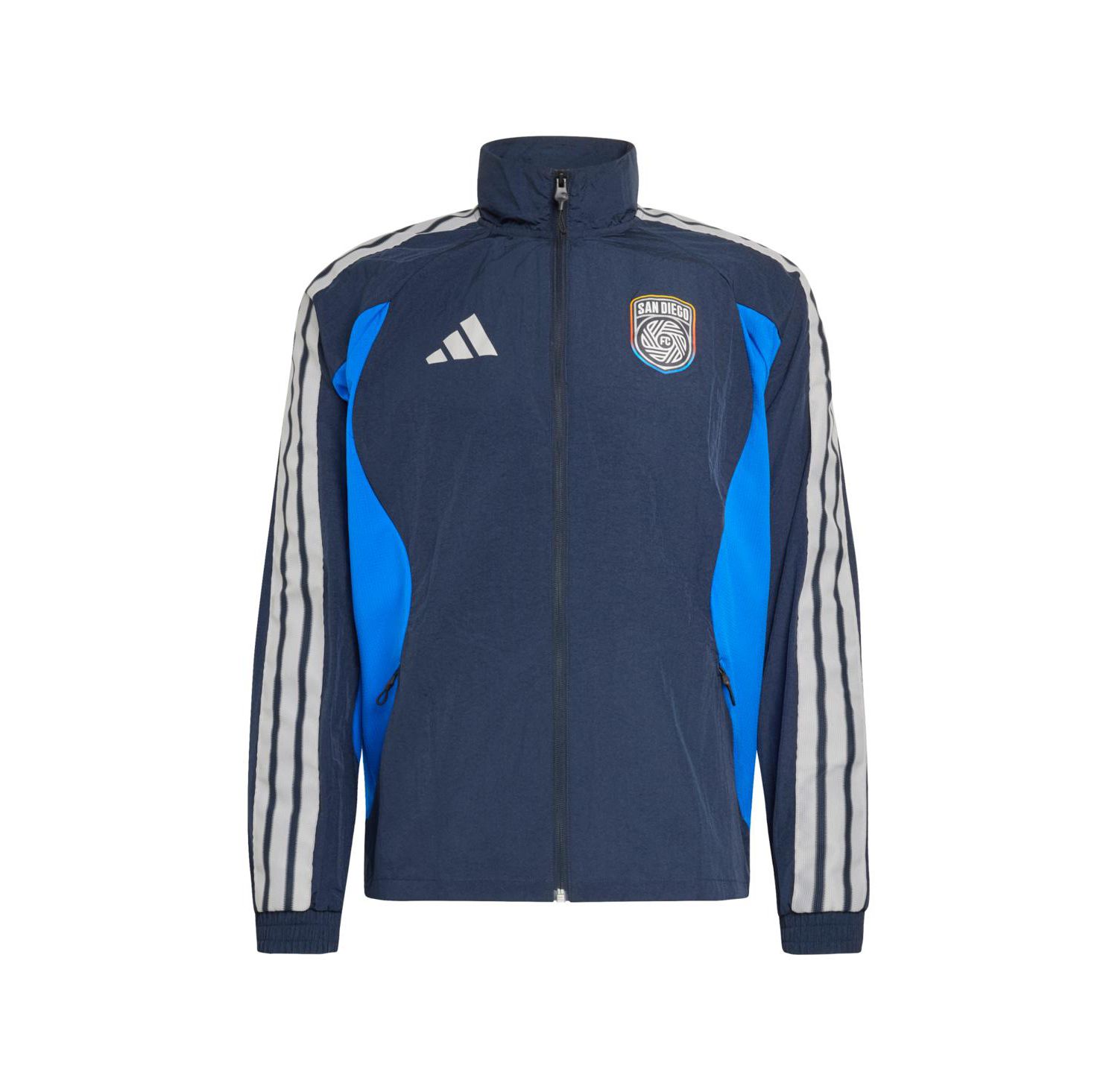 Men's Navy San Diego FC 2026 Anthem Raglan Full-Zip Jacket